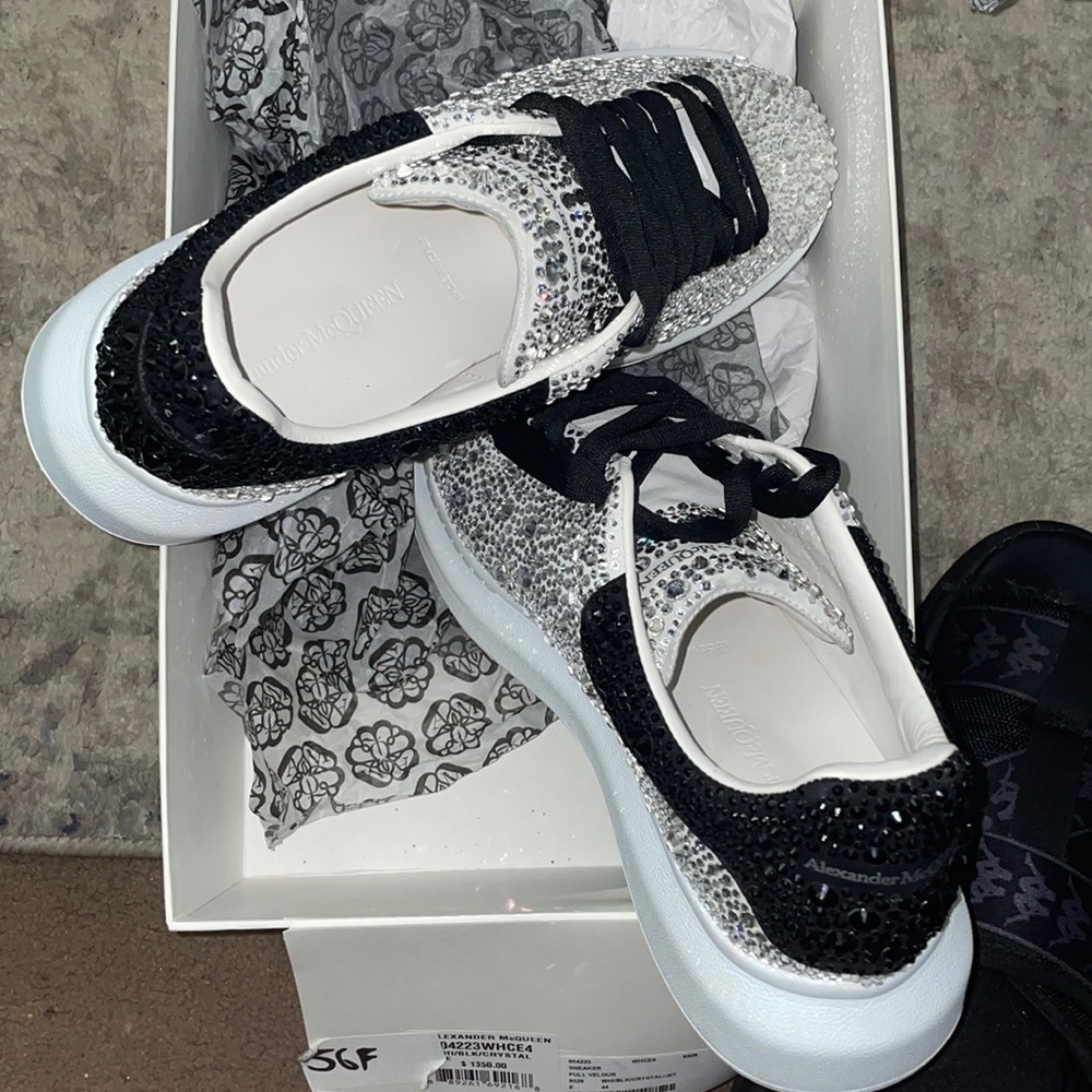 Alexander Mcqueens w/ crystals from Saks Fifth